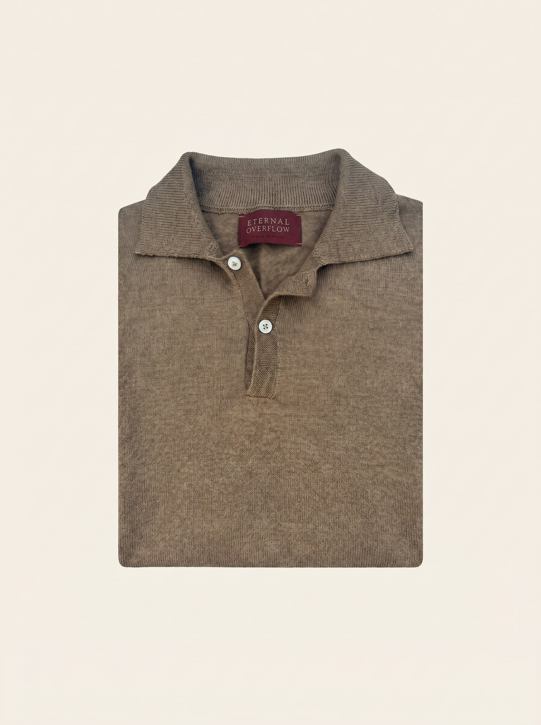 Polo Longsleeve Camel