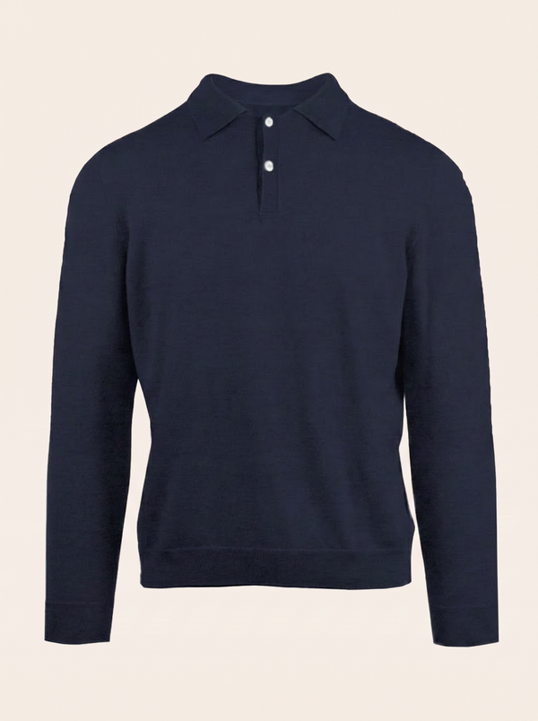 Polo Longsleeve Navy