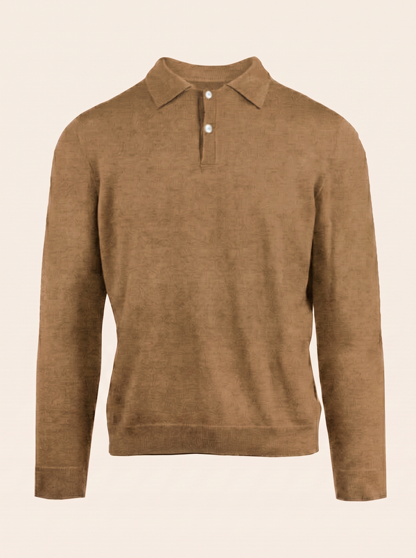 Polo Longsleeve Camel